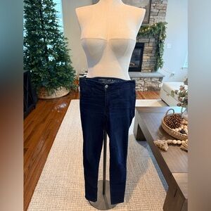 American Eagle Outfitters Super Stretch Jeans/ jeggings  - Deep Blue